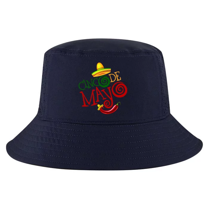 Cinco De Mayo Day of the Dead Sombrero Chili Pepper Cool Comfort Performance Bucket Hat