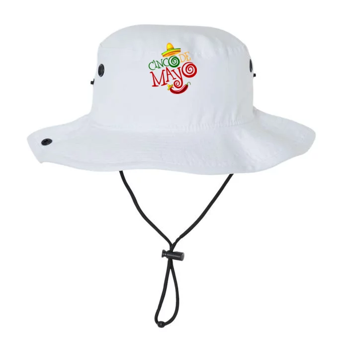 Cinco De Mayo Day of the Dead Sombrero Chili Pepper Legacy Cool Fit Booney Bucket Hat