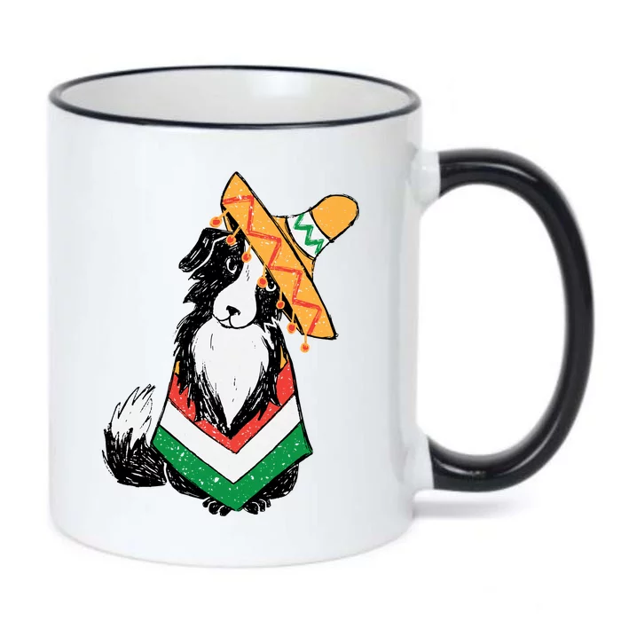 Cinco De Mayo Dog Black Color Changing Mug