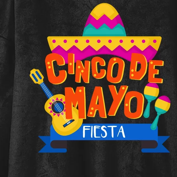 Cinco De Mayo Fiesta Hooded Wearable Blanket