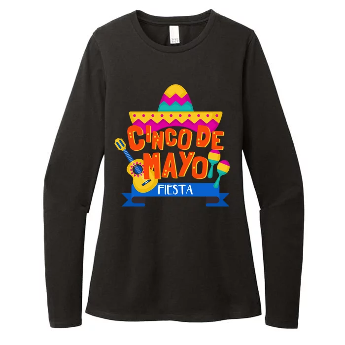 Cinco De Mayo Fiesta Womens CVC Long Sleeve Shirt