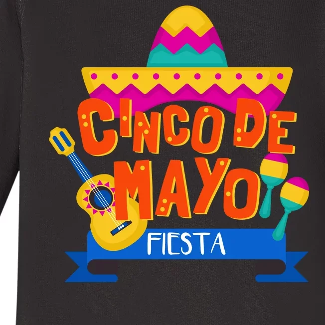 Cinco De Mayo Fiesta Baby Long Sleeve Bodysuit