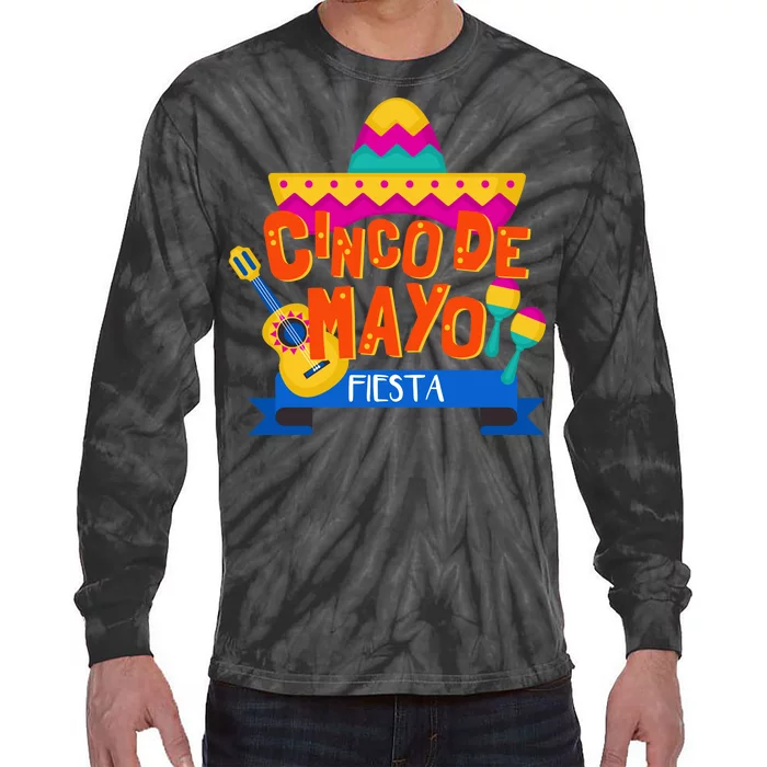 Cinco De Mayo Fiesta Tie-Dye Long Sleeve Shirt