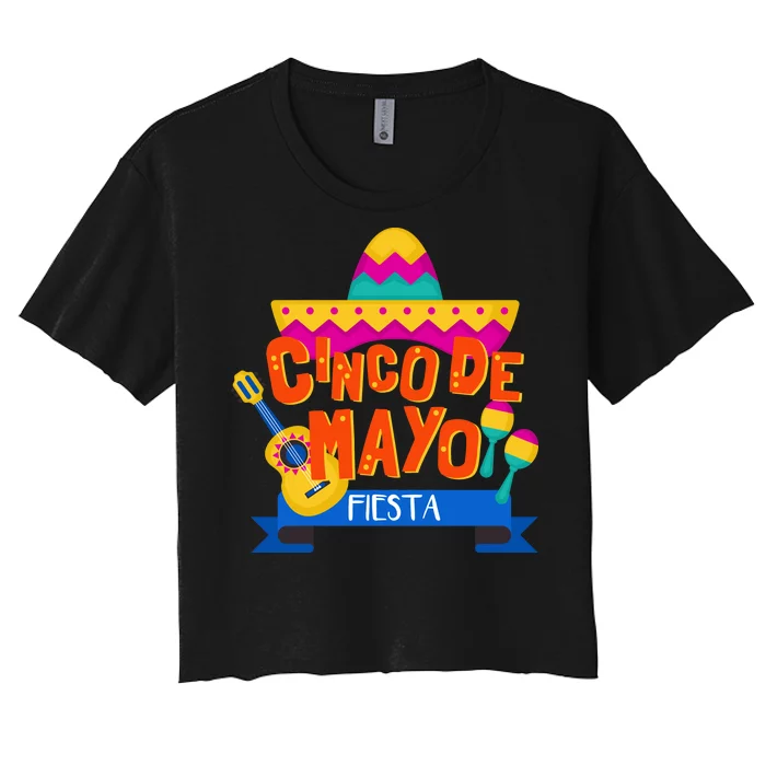 Cinco De Mayo Fiesta Women's Crop Top Tee