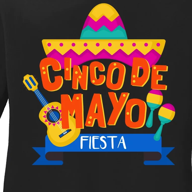 Cinco De Mayo Fiesta Ladies Long Sleeve Shirt