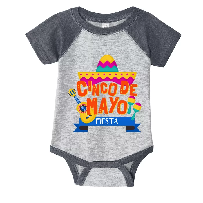 Cinco De Mayo Fiesta Infant Baby Jersey Bodysuit