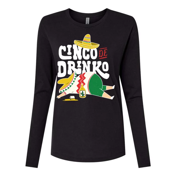 Cinco De Mayo Funny Womens Cotton Relaxed Long Sleeve T-Shirt