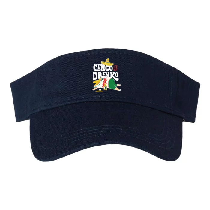 Cinco De Mayo Funny Valucap Bio-Washed Visor