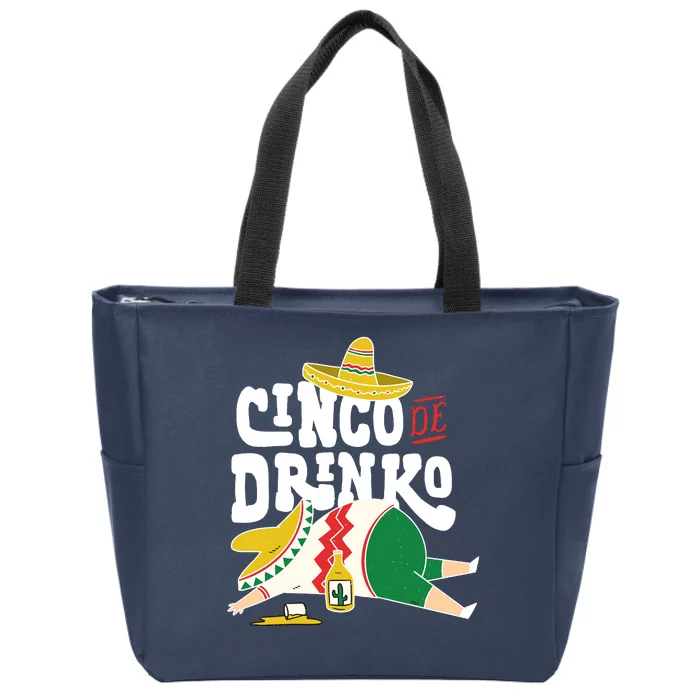 Cinco De Mayo Funny Zip Tote Bag