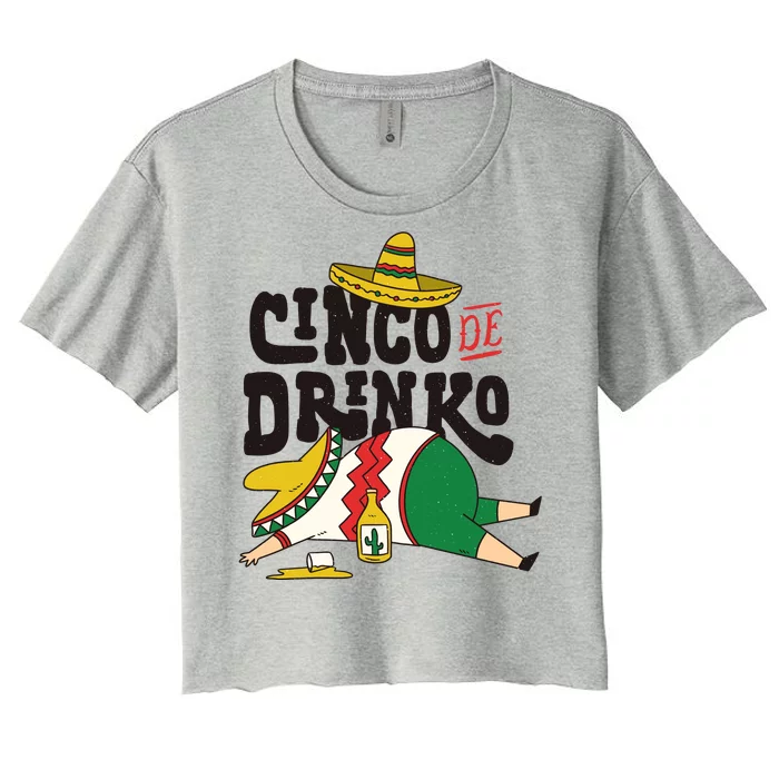 Cinco De Mayo Funny Women's Crop Top Tee