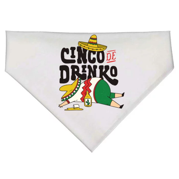 Cinco De Mayo Funny USA-Made Doggie Bandana