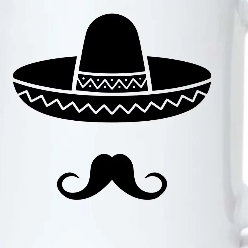 Cinco De Mayo Mexican Sombrero Moustache Black Color Changing Mug