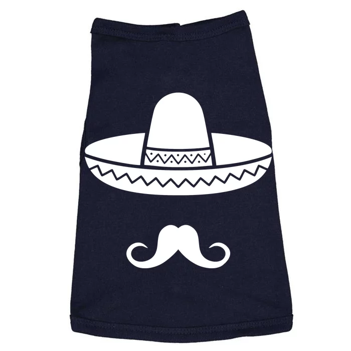 Cinco De Mayo Mexican Sombrero Moustache Doggie Tank