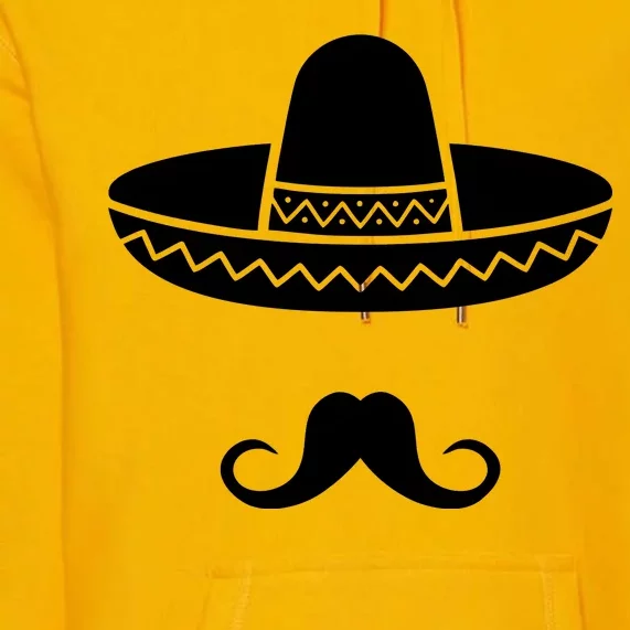 Cinco De Mayo Mexican Sombrero Moustache1 Premium Hoodie