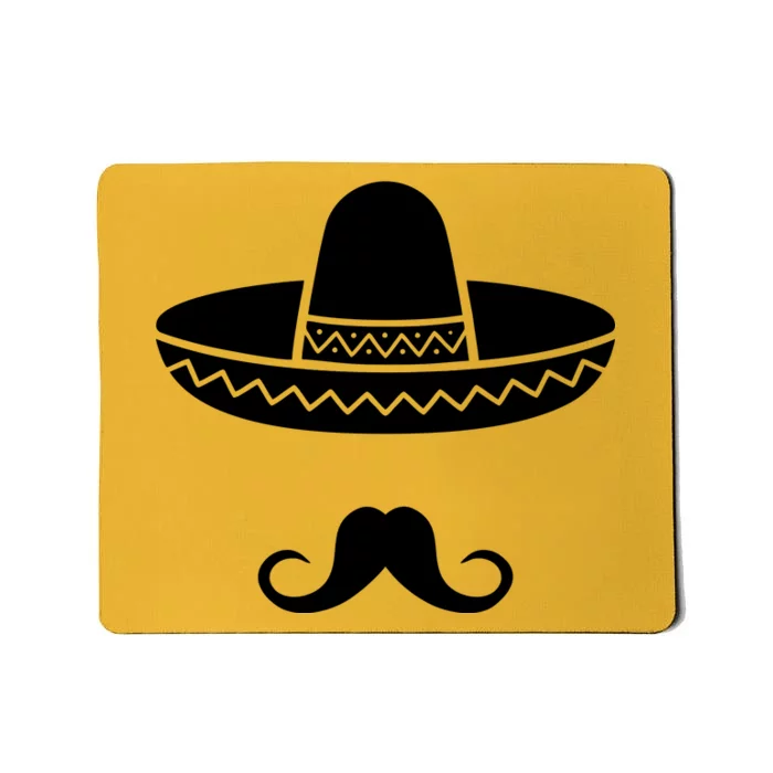 Cinco De Mayo Mexican Sombrero Moustache1 Mousepad