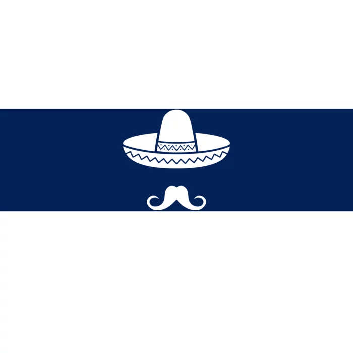 Cinco De Mayo Mexican Sombrero Moustache1 Bumper Sticker