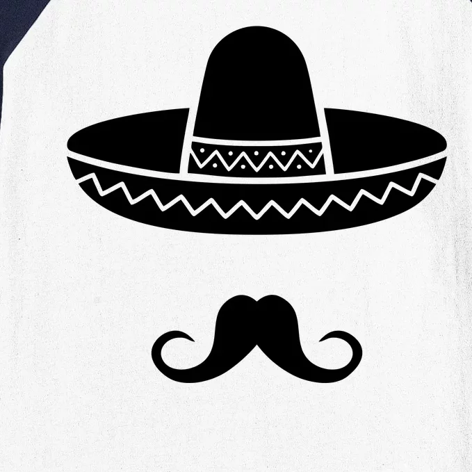 Cinco De Mayo Mexican Sombrero Moustache1 Baseball Sleeve Shirt