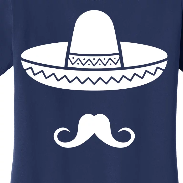 Cinco De Mayo Mexican Sombrero Moustache1 Women's T-Shirt