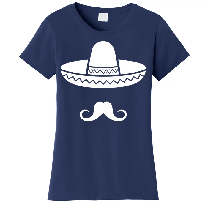 Cinco De Mayo Mexican Sombrero Moustache1 Women's T-Shirt