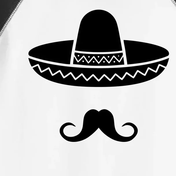 Cinco De Mayo Mexican Sombrero Moustache1 Toddler Fine Jersey T-Shirt