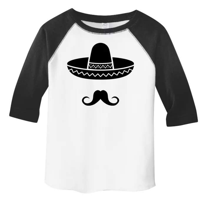 Cinco De Mayo Mexican Sombrero Moustache1 Toddler Fine Jersey T-Shirt