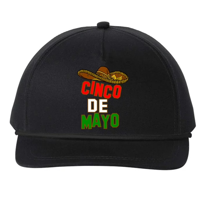 Cinco De Mayo Party Snapback Five-Panel Rope Hat