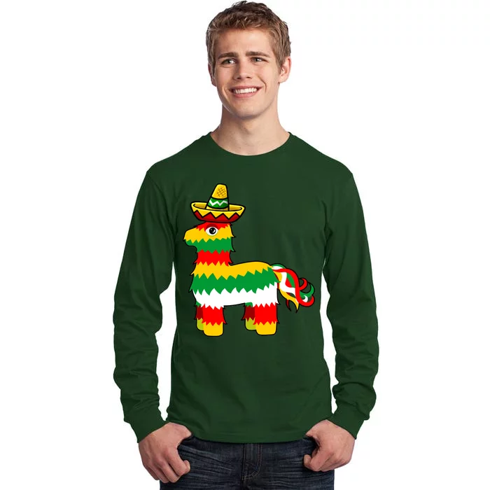 Cinco De Mayo Party Pinata Fiesta Sombrero Tall Long Sleeve T-Shirt