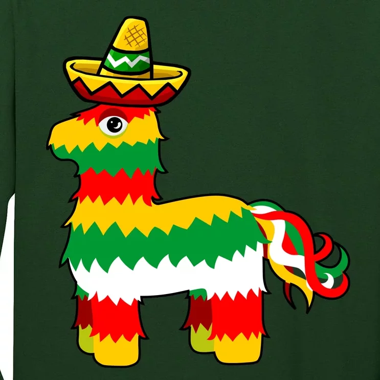 Cinco De Mayo Party Pinata Fiesta Sombrero Tall Long Sleeve T-Shirt