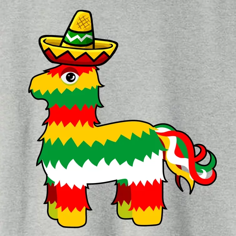 Cinco De Mayo Party Pinata Fiesta Sombrero Women's Crop Top Tee