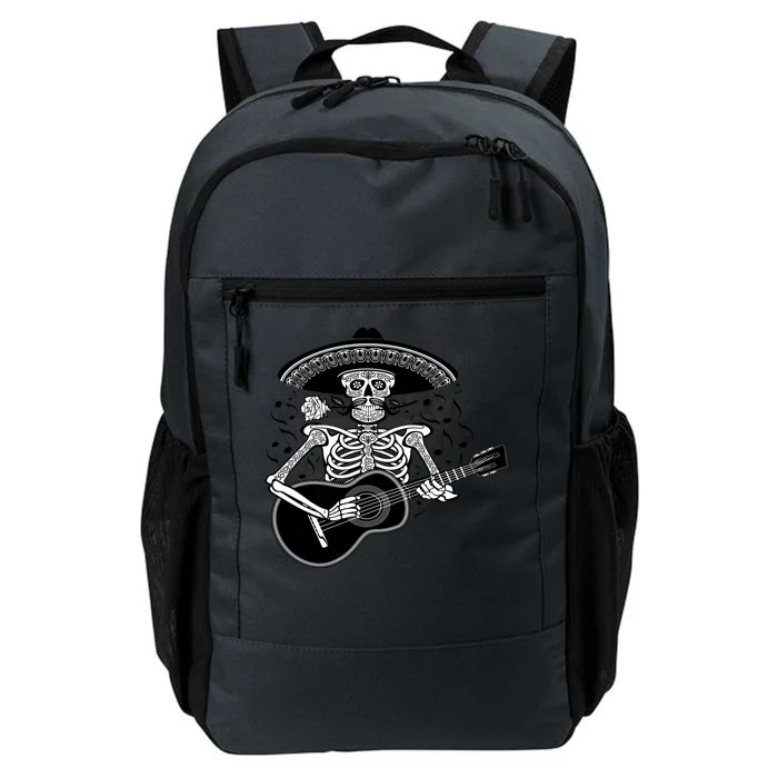 Cinco De Mayo Skeleton Playing the Guitar Daily Commute Backpack