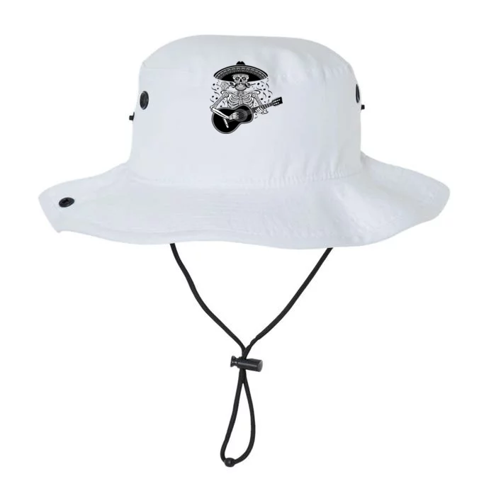 Cinco De Mayo Skeleton Playing the Guitar Legacy Cool Fit Booney Bucket Hat