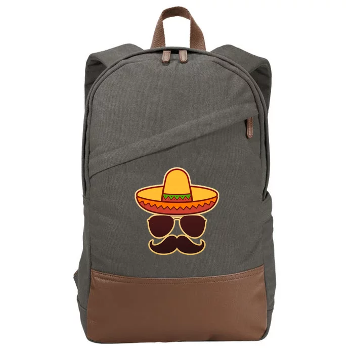 Cinco De Mayo Sombrero 'Stash Cotton Canvas Backpack