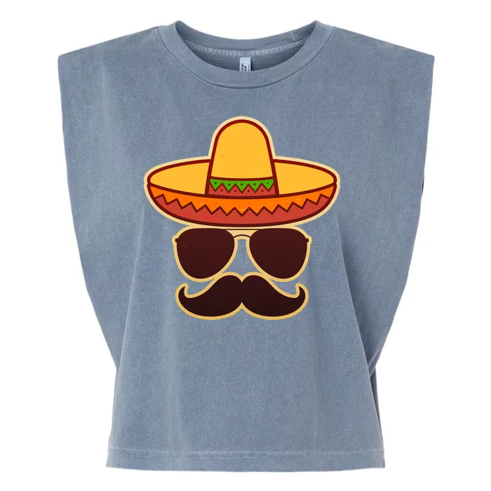 Cinco De Mayo Sombrero 'Stash Garment-Dyed Women's Muscle Tee