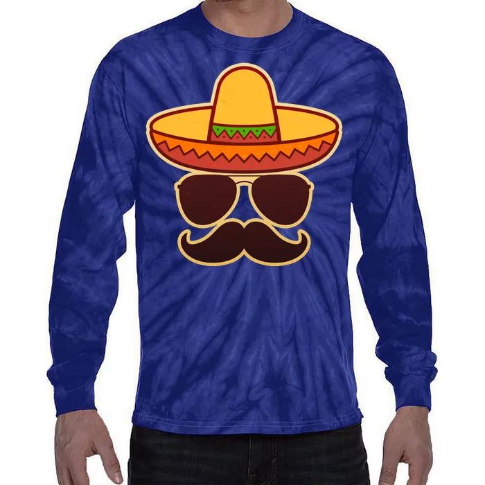 Cinco De Mayo Sombrero 'Stash Tie-Dye Long Sleeve Shirt