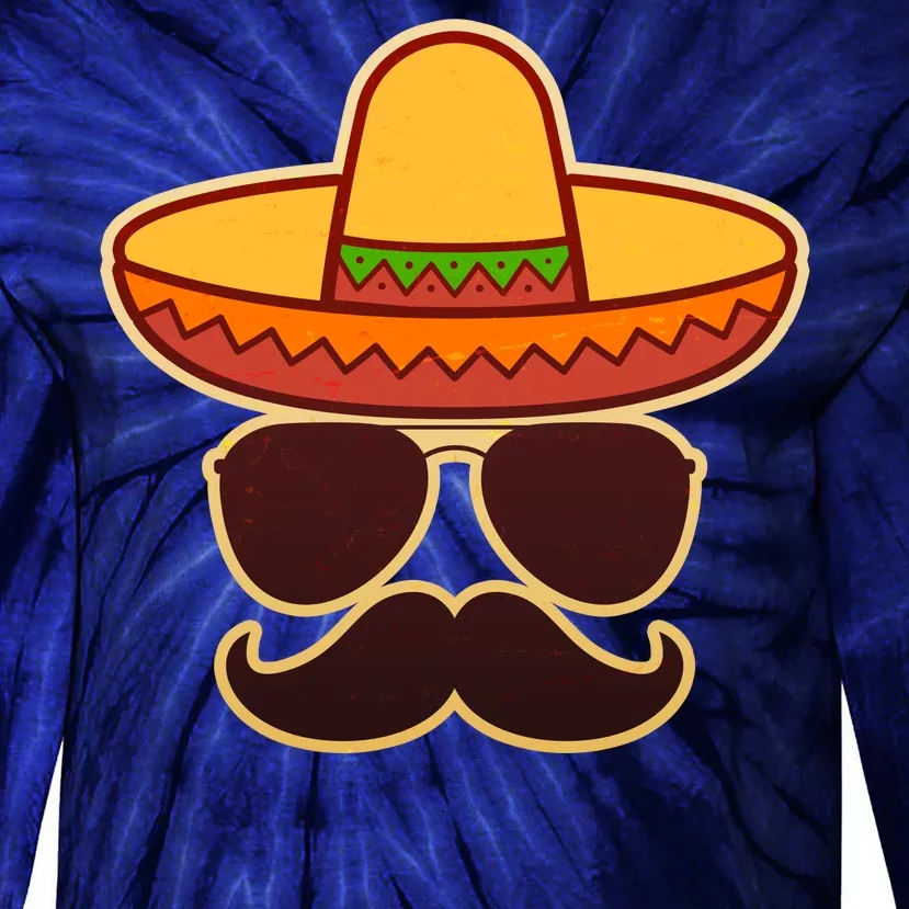 Cinco De Mayo Sombrero 'Stash Tie-Dye Long Sleeve Shirt