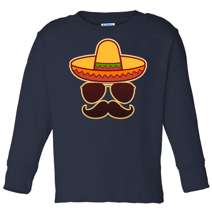 Cinco De Mayo Sombrero 'Stash Toddler Long Sleeve Shirt