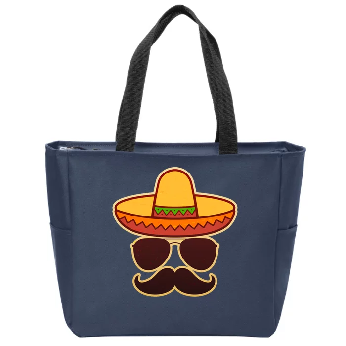 Cinco De Mayo Sombrero 'Stash Zip Tote Bag