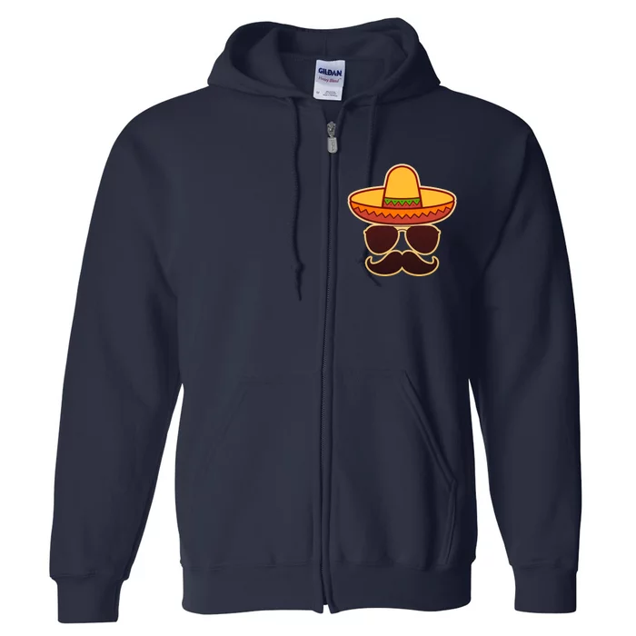 Cinco De Mayo Sombrero 'Stash Full Zip Hoodie