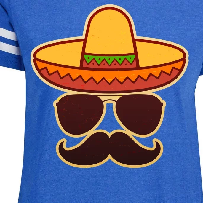 Cinco De Mayo Sombrero 'Stash Enza Ladies Jersey Football T-Shirt