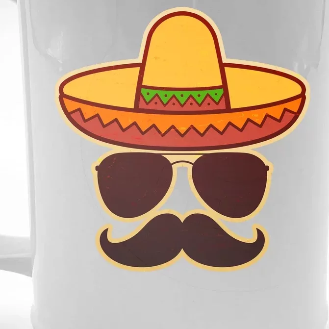 Cinco De Mayo Sombrero 'Stash Front & Back Beer Stein