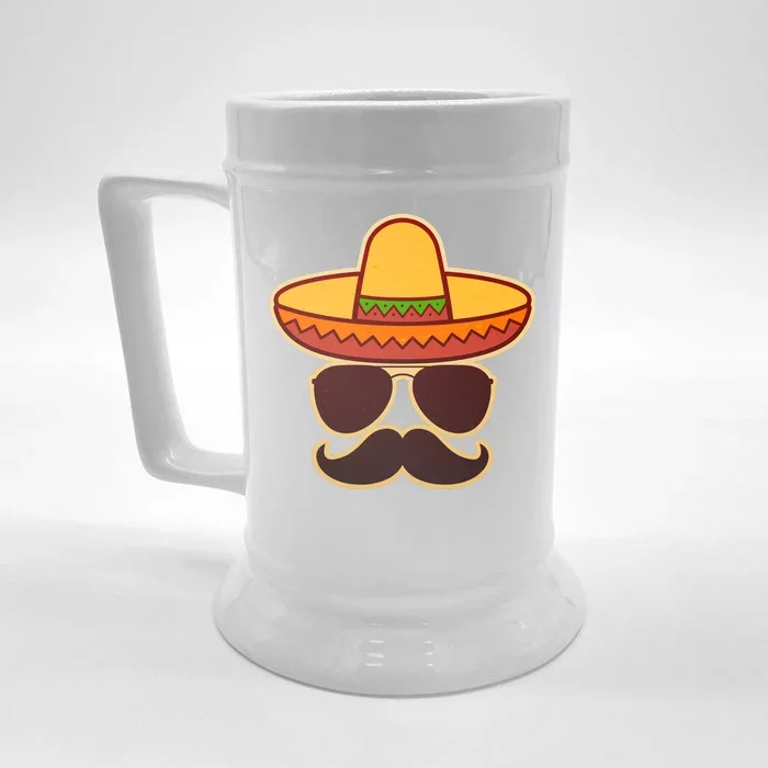 Cinco De Mayo Sombrero 'Stash Front & Back Beer Stein