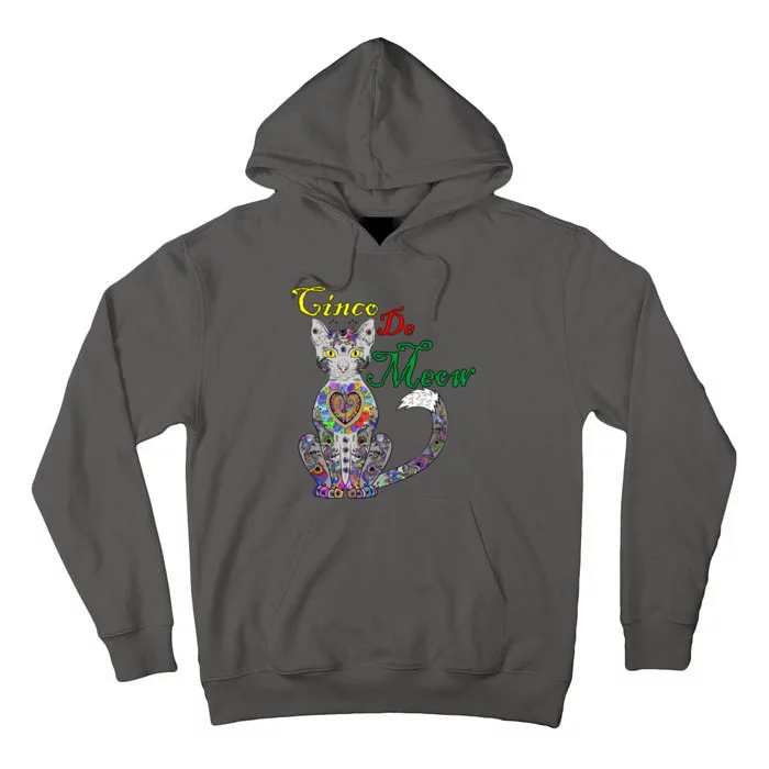 Cinco De Meow Funny Mexican Cat Tall Hoodie