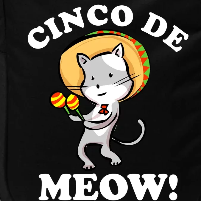 Cinco De Meow! Mayo Funny Mexican Cat Impact Tech Backpack