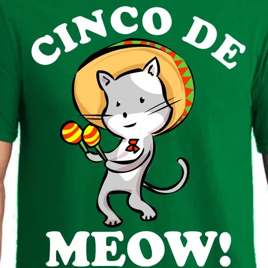 Cinco De Meow! Mayo Funny Mexican Cat Pajama Set