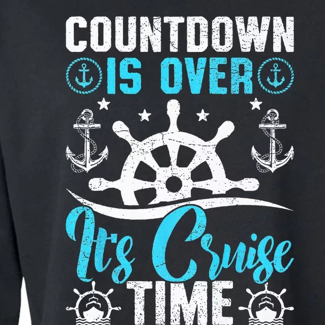 Countdown Is Over It's Cruise Time Cruising Cropped Pullover Crew