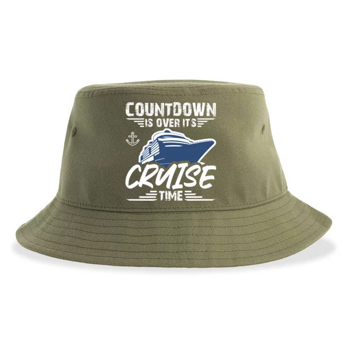 Countdown Is Over Its Cruise Time Critic Journey Gift Sustainable Bucket Hat