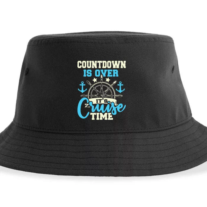 Countdown Is Over ItS Cruise Time Cruising Lover Cruiser Sustainable Bucket Hat