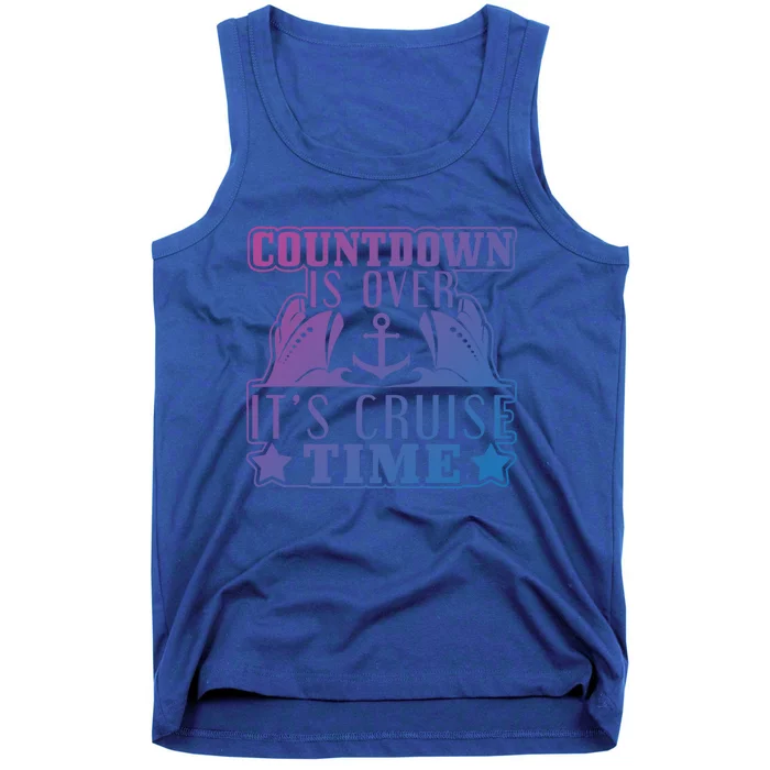 Countdown Is Over Its Cruise Time Holiday Gift Tank Top