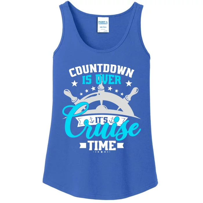 Countdown Is Over Its Cruise Time Summer Matching Cruise Gift Ladies Essential Tank