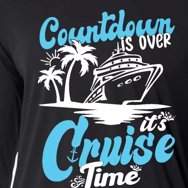 Countdown Is Over It's Cruise Time Cruise Vacation Cruising Cooling Performance Long Sleeve Crew